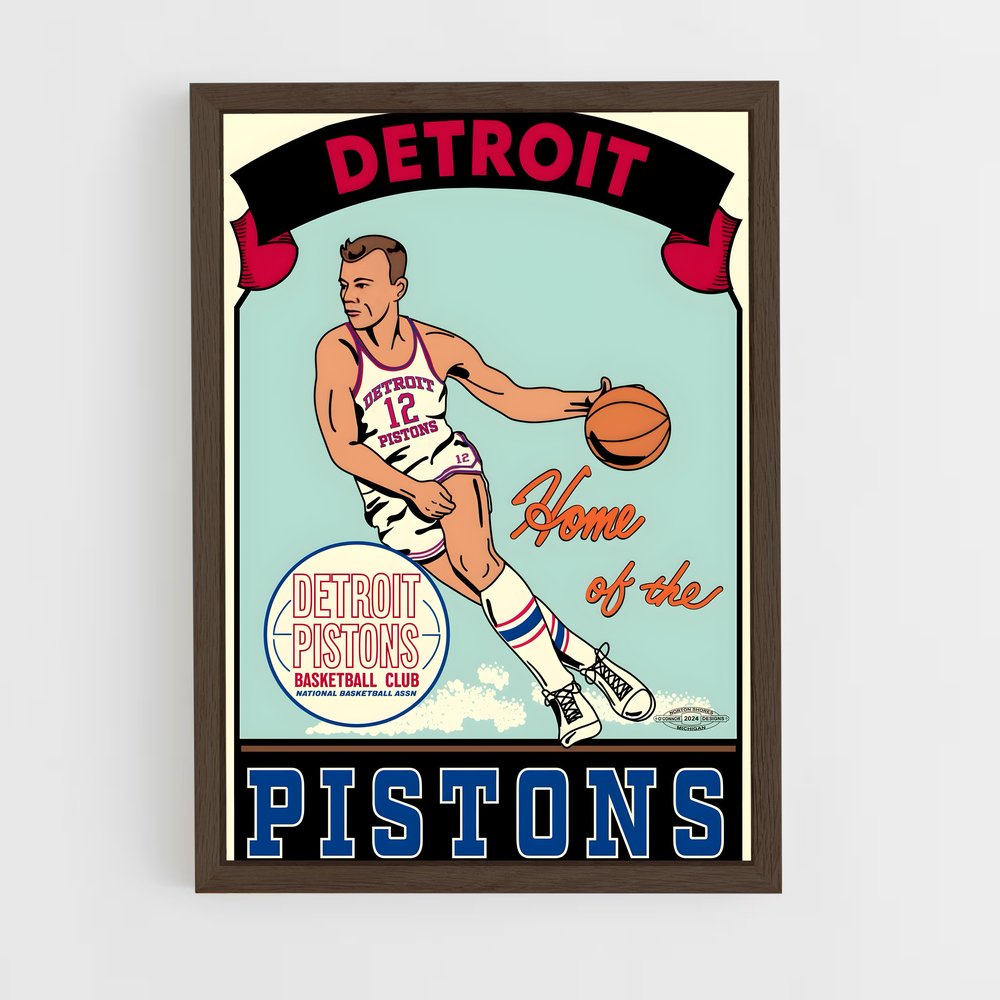 Poster Motown Hoops – affiche Basketball (vue 5)